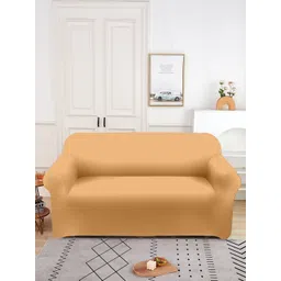 Aura Orange Double Seater Sofa Cover With Arms-picture-17
