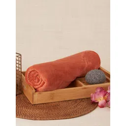 Aura Orange Microfiber400 GSM Absorbent Ultra Soft Anti-Fade Bath Towel-picture-37