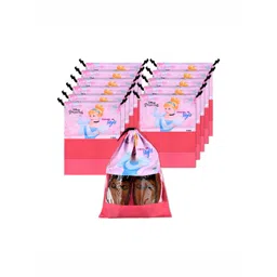 Aura Pink 12 Pieces Printed Water Resistant Shoes Organisers With Transparent Window-picture-15