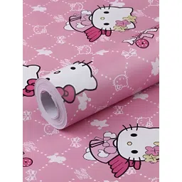 Aura Pink 3D Printed Self Adhesive Wall Sticker-picture-16