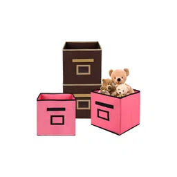 Aura Pink & Brown 4 Pieces Multi-Utility Organisers-picture-16