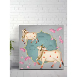 Aura Pink & White Canvas Birds and Animals Wall Paintings-picture-31