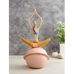 Aura Pink Healthy Yoga Pose Figurine Showpiece-picture-28