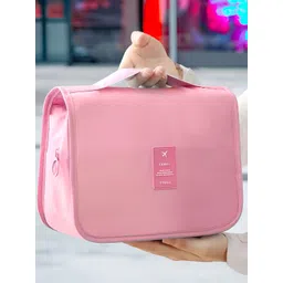 Aura Pink Set of 1 Water Resistant Makeup Organiser Organisers-picture-25