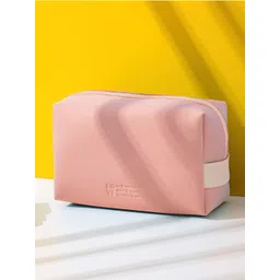 Aura Pink Water Resistant Travel Make Up Pouch-picture-27
