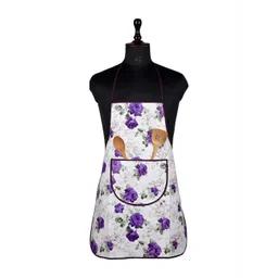 Aura Purple & White Printed Water-Proof Aprons-picture-13