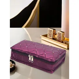Aura Purple Set of 1 Regular Jewellery Organiser Organisers image 1