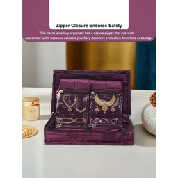 Aura Purple Set of 1 Regular Jewellery Organiser Organisers image 2