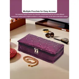 Aura Purple Set of 1 Regular Jewellery Organiser Organisers image 5