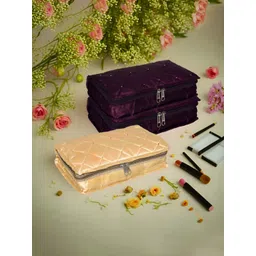 Aura Purple Set of 3 Regular Jewellery Organiser Organisers-picture-35