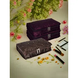 Aura Purple Set of 3 Regular Jewellery Organiser Organisers-picture-32