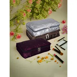 Aura Purple Set of 3 Regular Jewellery Organiser Organisers-picture-29