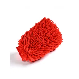 Aura Red Double-Sided 100 GSM Microfiber Kitchen Cleaning Gloves-picture-29