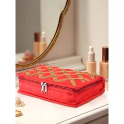 Aura Red Set of 1 Regular Jewellery Organiser Organisers-picture-35