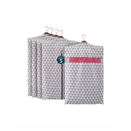 Aura Saree Cover Grey Set of 5 Multi-Utility Organisers-picture-30