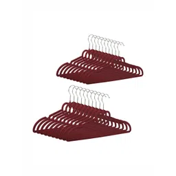 Aura Set Of 20 Maroon Anti-Rust Cloth Hanger-picture-37
