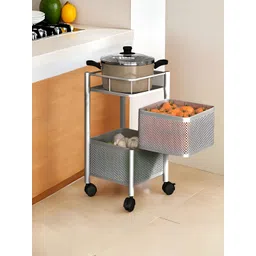 Aura Silver-Toned Set of 1 Regular Multi-Utility Organisers-picture-18