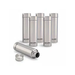 Aura Silver-Toned Set of 6 Stainless Steel Water Bottle-picture-38