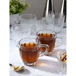 Aura Transparent 6 Pcs Glass Cups and Mugs-picture-33