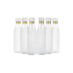 Aura Transparent Set of 6 Plastic Solid Water Bottle-picture-36