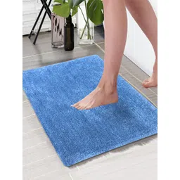 Aura Turquoise Blue Microfiber 1850 GSM Large Anti-Skid Bath Mat-picture-36