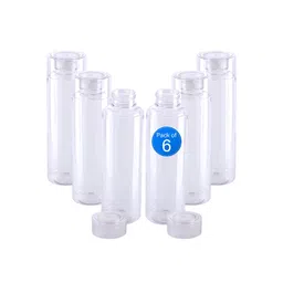 Aura White 6 Piece Plastic Solid Water Bottle-1000ML-picture-21