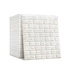 Aura White 8 Pcs Printed Paper Wall Sticker image 3