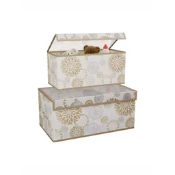 Aura White & Beige 2 Pieces Drawer Organiser-picture-25