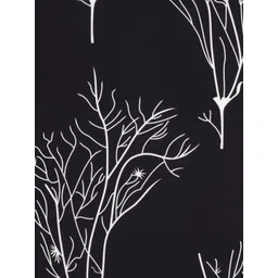 Aura White & Black Printed 2-Seater Non-Slip Sofa Cover image 4