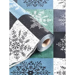 Aura White And Black Printed Shelf Liner-image-45