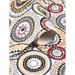 Aura White And Black Printed Shelf Liner-image-10