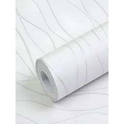 Aura White & Grey Printed Water Proof Wall Sticker-image-26