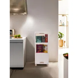 Aura White & Yellow 3 Pieces Multipurpose Folding Cabinet Storage Organisers-picture-48