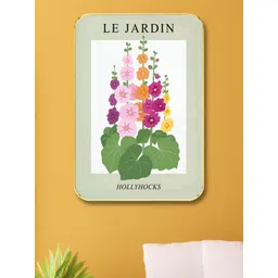 Aura White And Yellow Wood Floral And Botanical Wall Art-image-43