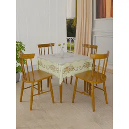 Aura White Printed 4-Seater Table Cover-picture-29