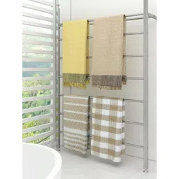 Aura Yellow & Brown 4 Printed Cotton 210 GSM Bath Towel-image-46