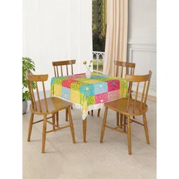Aura Yellow & Green Checked 4-Seater Table Cover-picture-26