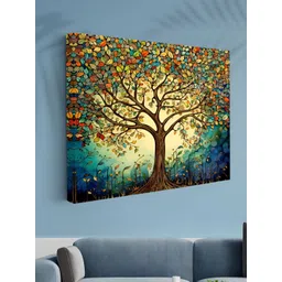 Aura Yellow & Red 1 Piece Canvas Floral and Botanical Wall Paintings-image-19