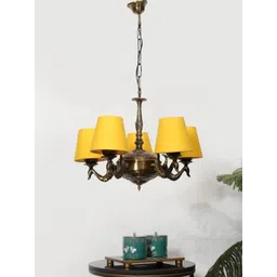 Aura Yellow & Yellow Traditional Ceiling Lamp-picture-12