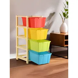 Aura Yellow Set of 1 Regular Drawer Organiser Organisers-picture-19