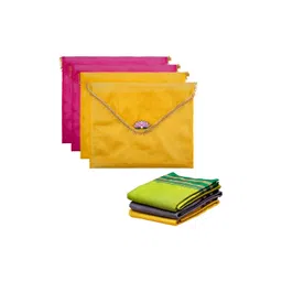 Aura Yellow Set of 4 Regular Multi-Utility Organisers-picture-17