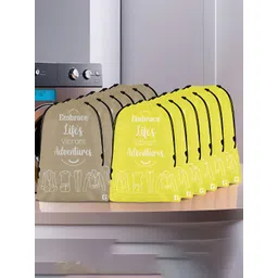 Aura Yellow Set of 6 Water Resistant Multi-Utility Organisers-picture-35