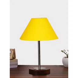 Aura Yellow Wood Abstract Shaped Table Lamp-picture-19