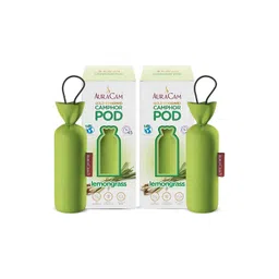 AuraCam 2Pcs Green Gold Standard Camphor Pod Cone Lemongrass Air Fresheners-picture-13