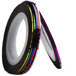 auraskin 6 X Mixed Color Looks United Nail Art Striping Rolls Tape Nail Sticker-picture-12