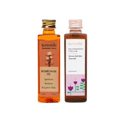 Auravedic Set of Kumkumadi & Nalpamaradi Body Oils - 100 ml Each-picture-28