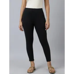 Aurelia Black Plain Leggings-picture-17