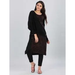 Aurelia Black Plain Stole-picture-44