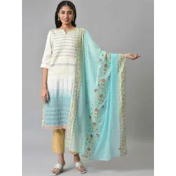 Aurelia Blue Printed Dupatta-picture-22