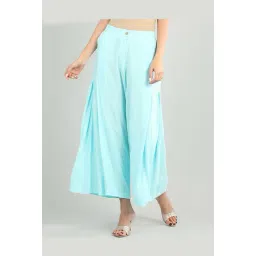 Aurelia Blue Regular Fit Palazzo-picture-23